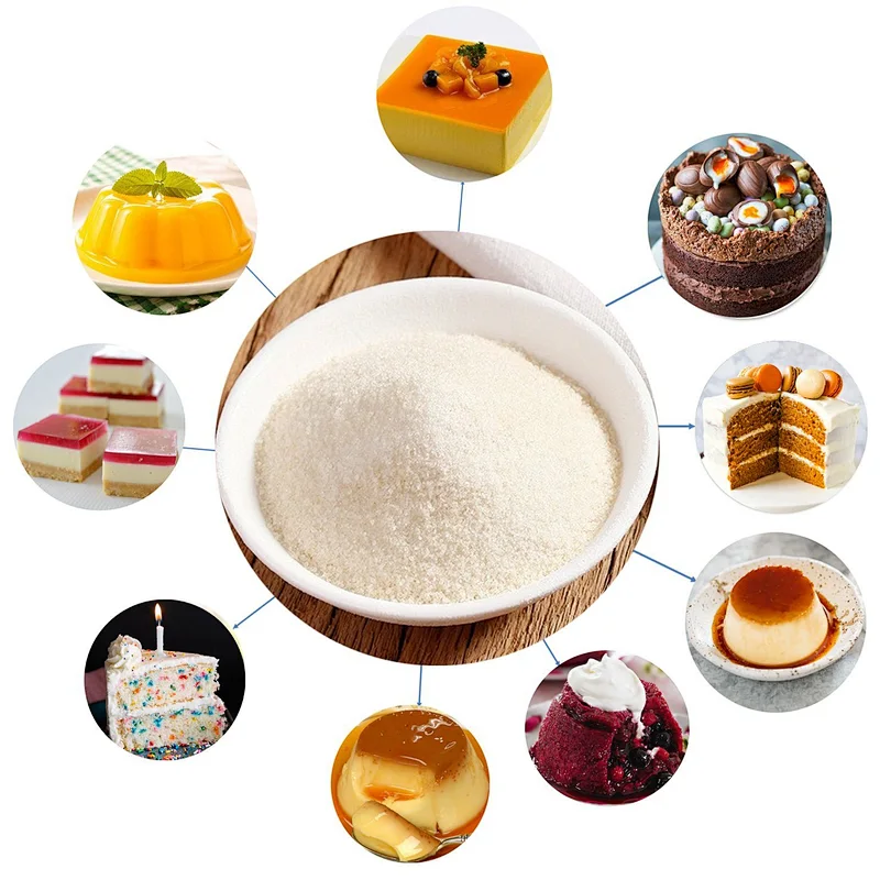 Halal food Gelatin High Bloom Beef Gelatin Emulsifiers Food Additives